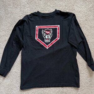 NC State long sleeves baseball tee. Men's size large. EUC.